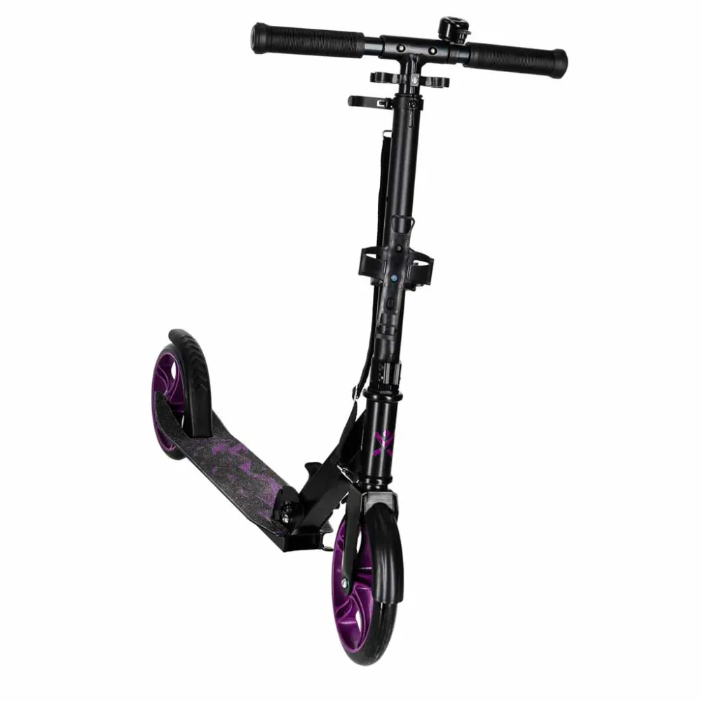 Sulankstomas paspirtukas Trike Fix 200 mm ratai, juodai violetinės sp.