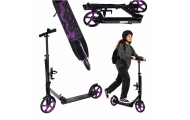 Trike Fix miesto motoroleris sulankstomas 200 mm ratai juodai violetinės spalvos