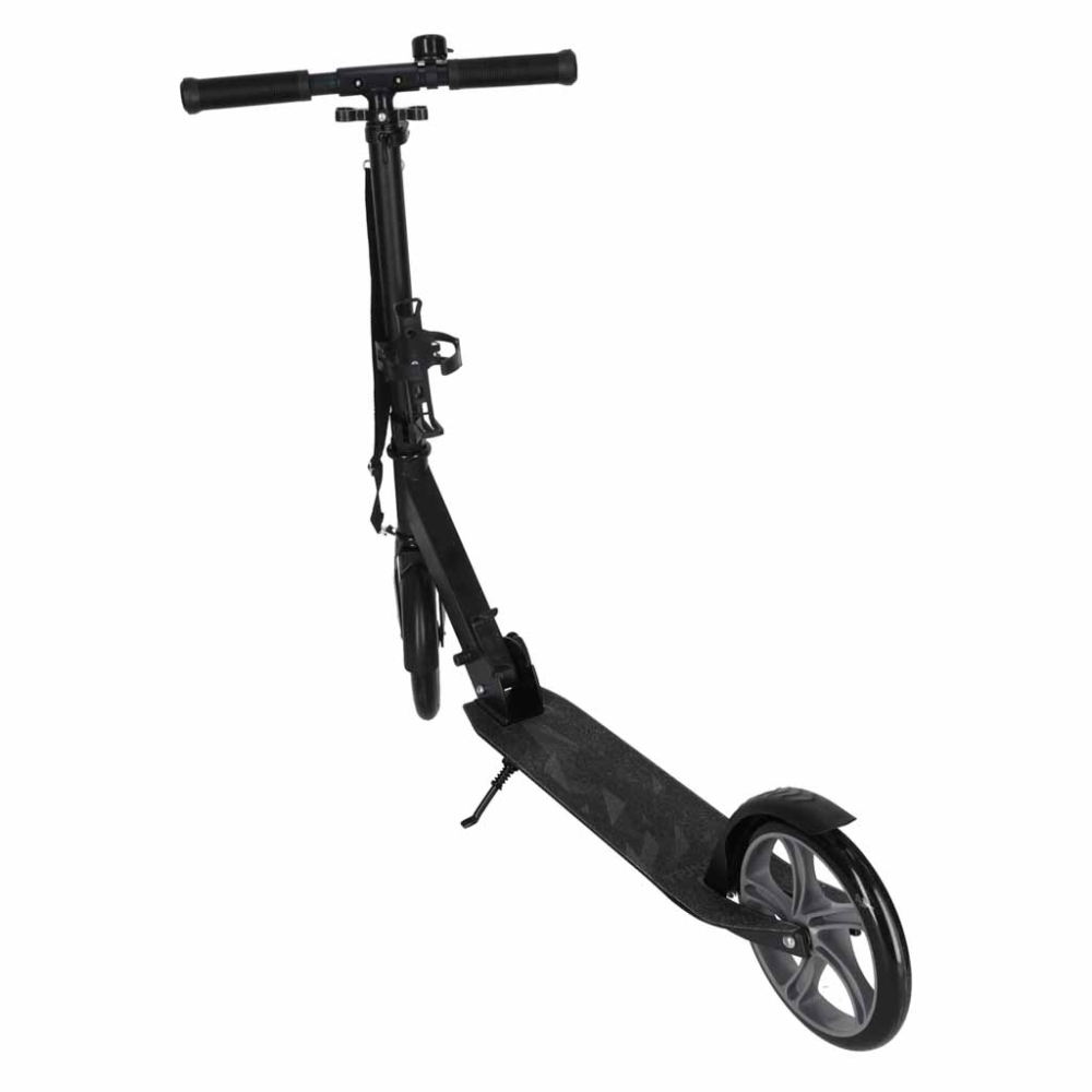 Trike Fix miesto motoroleris sulankstomas 200 mm ratais juodas/pilkas