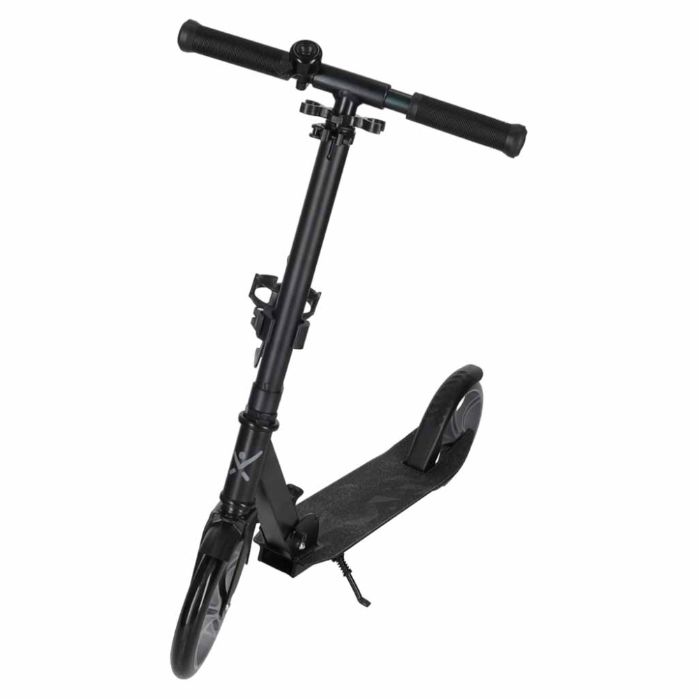 Trike Fix miesto motoroleris sulankstomas 200 mm ratais juodas/pilkas