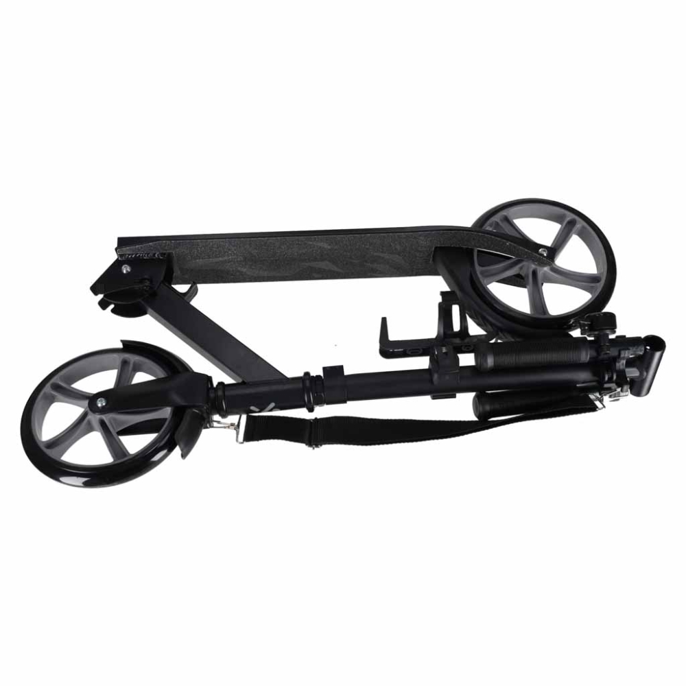 Trike Fix miesto motoroleris sulankstomas 200 mm ratais juodas/pilkas