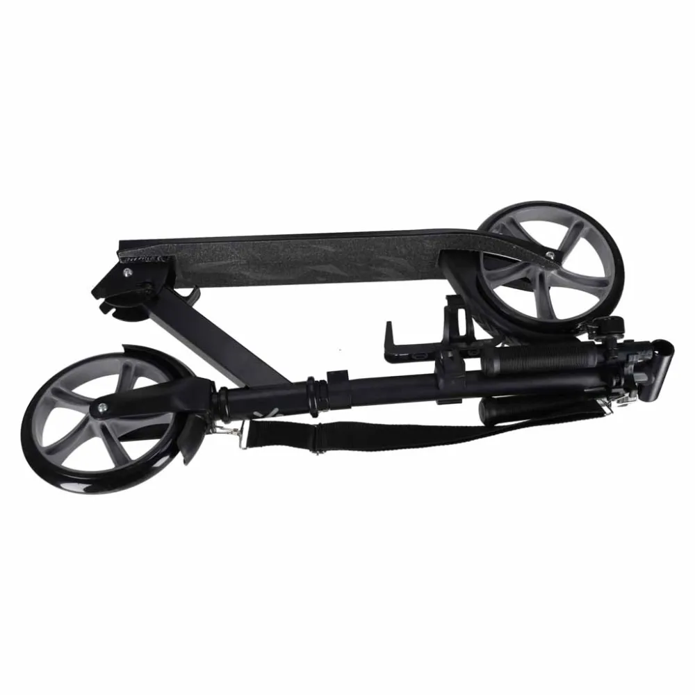 Trike Fix miesto motoroleris sulankstomas 200 mm ratais juodas/pilkas