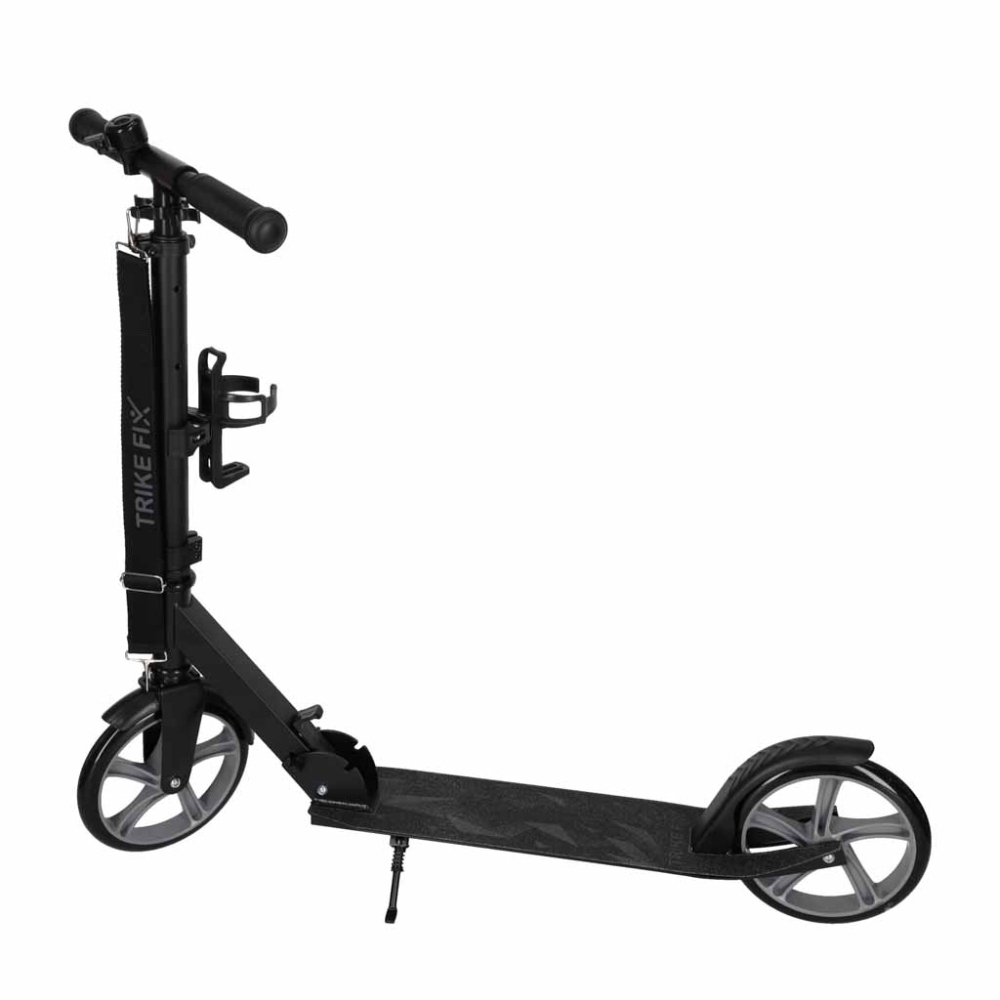 Trike Fix miesto motoroleris sulankstomas 200 mm ratais juodas/pilkas