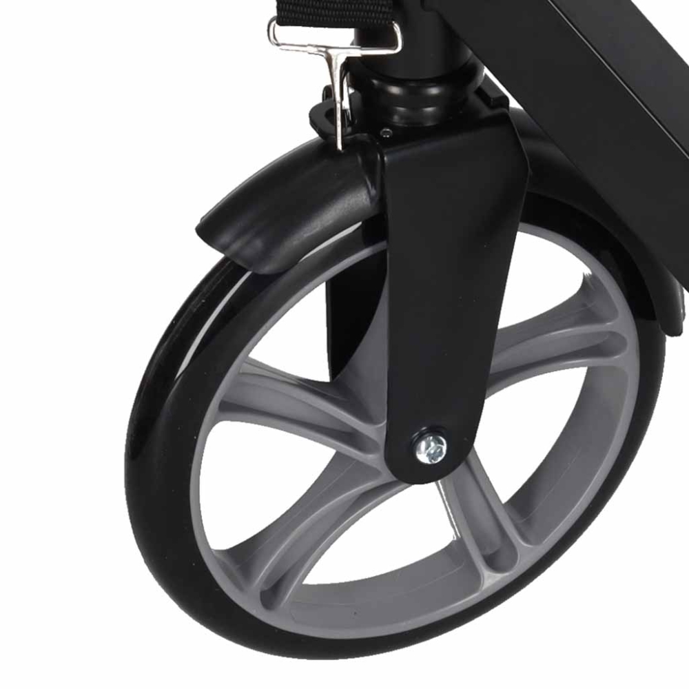 Trike Fix miesto motoroleris sulankstomas 200 mm ratais juodas/pilkas