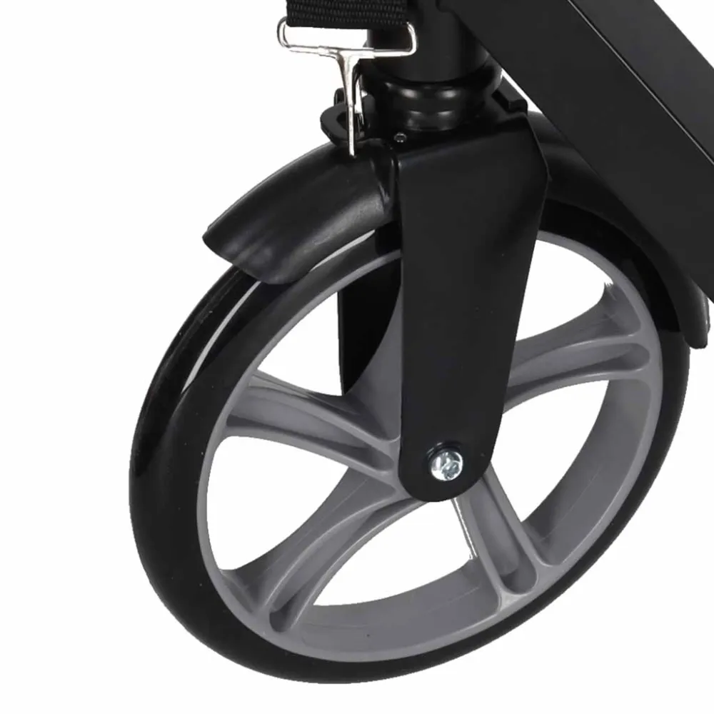 Sulankstomas paspirtukas Trike Fix 200 mm ratais, juodas/pilkas-Judėjimui, Paspirtukai vaikams-e-vaikas