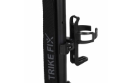 Trike Fix miesto motoroleris sulankstomas 200 mm ratais juodas/pilkas