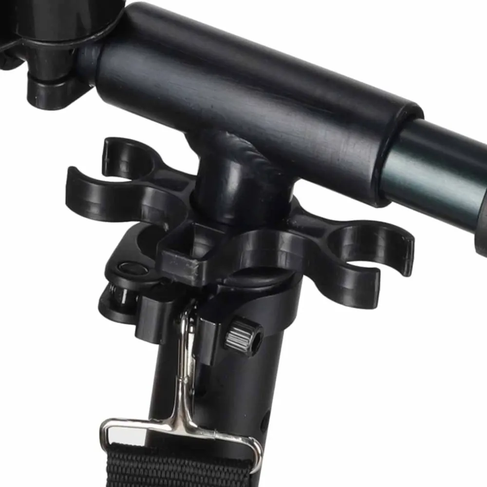Trike Fix miesto motoroleris sulankstomas 200 mm ratais juodas/pilkas