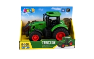 Žemės ūkio traktorius su guminiais ratais, žalias, 1:24-Žaislai, Auto ir transporto žaislai, Traktoriai-e-vaikas