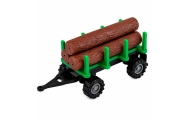 Zestaw Pojazdy Rolnicze Traktor Sieczkarnia Przyczepa Do Drewna 1:68 4 szt.