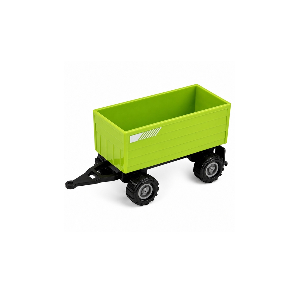 Zestaw Pojazdy Rolnicze Traktor Sieczkarnia Przyczepa Do Drewna 1:68 4 szt.