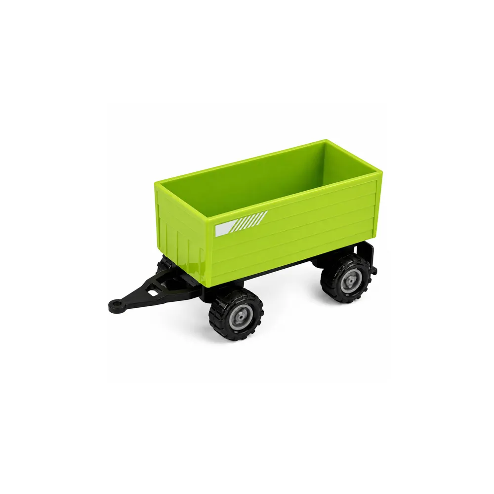 Zestaw Pojazdy Rolnicze Traktor Sieczkarnia Przyczepa Do Drewna 1:68 4 szt.