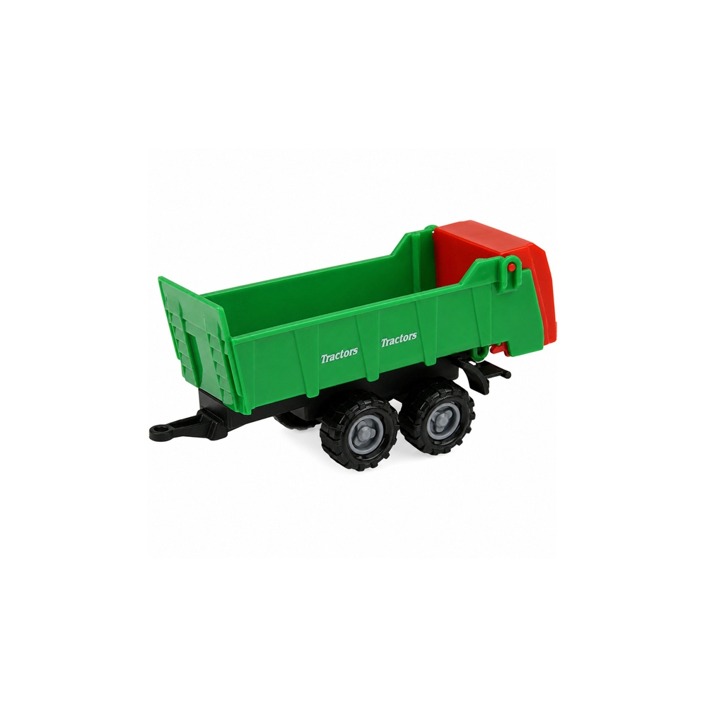 Zestaw Pojazdy Rolnicze Traktor Sieczkarnia Przyczepy Transport 1:68 4 szt.