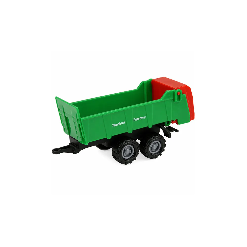 Zestaw Pojazdy Rolnicze Traktor Sieczkarnia Przyczepy Transport 1:68 4 szt.