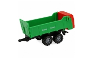 Žemės ūkio transporto priemonių rinkinys: traktorius, šienapjovė, priekabos, transportas, mastelis 1:68, 4 vnt.