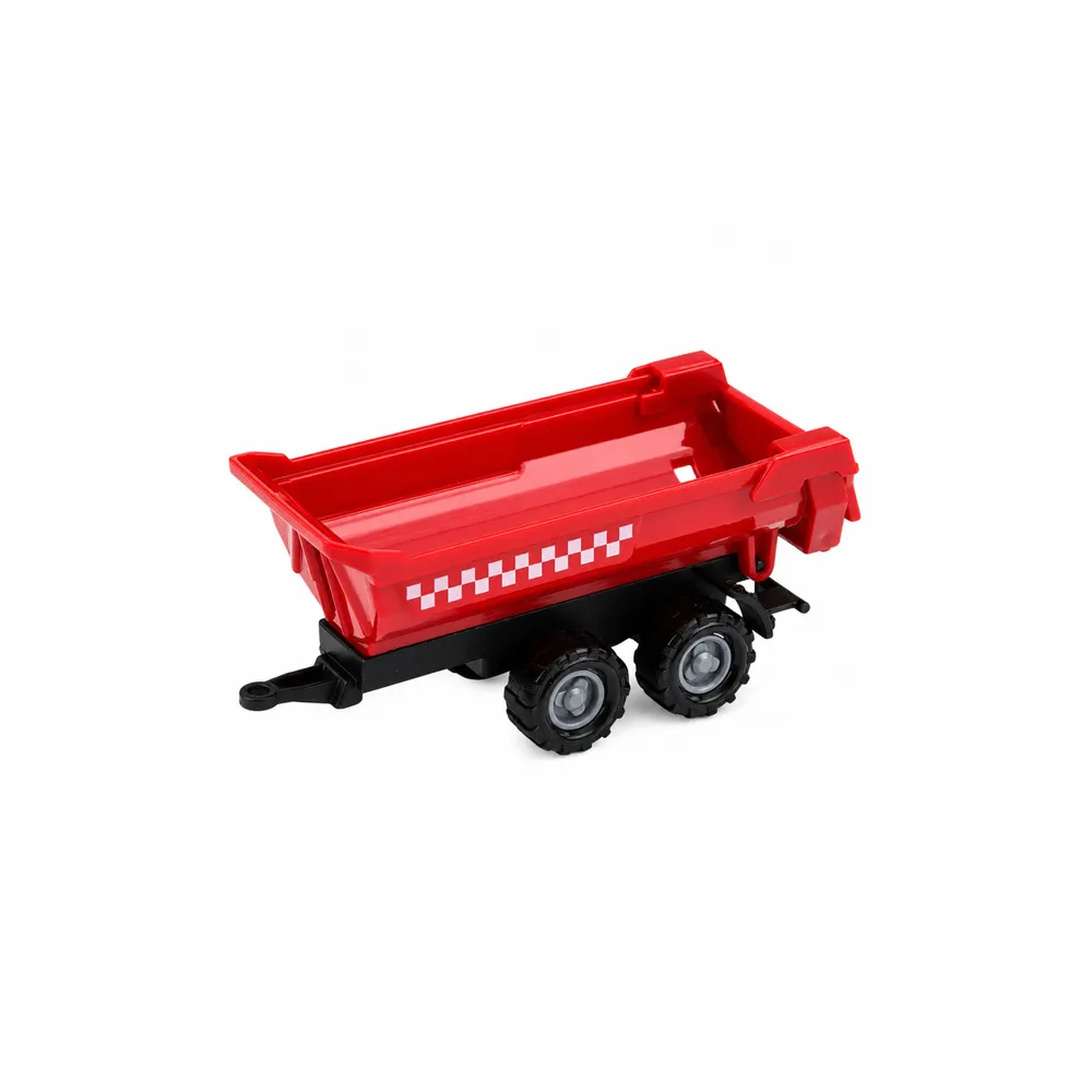 Žemės ūkio transporto priemonių rinkinys: traktorius, šienapjovė, priekabos, transportas, mastelis 1:68, 4 vnt.