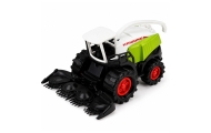 Zestaw Pojazdów Rolniczych Traktor Sieczkarnia Przyczepy 1:68 4 szt.