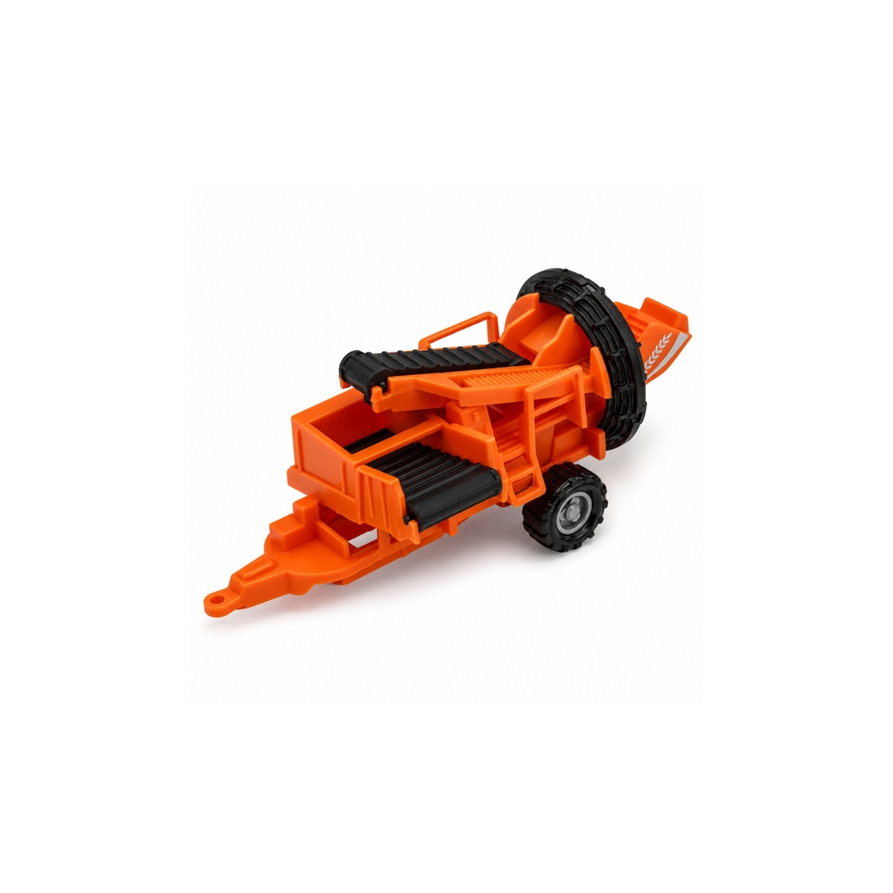 Žemės ūkio transporto priemonių rinkinys: traktorius, šienapjovė, priekaba, presas, mastelis 1:68, 4 vnt.