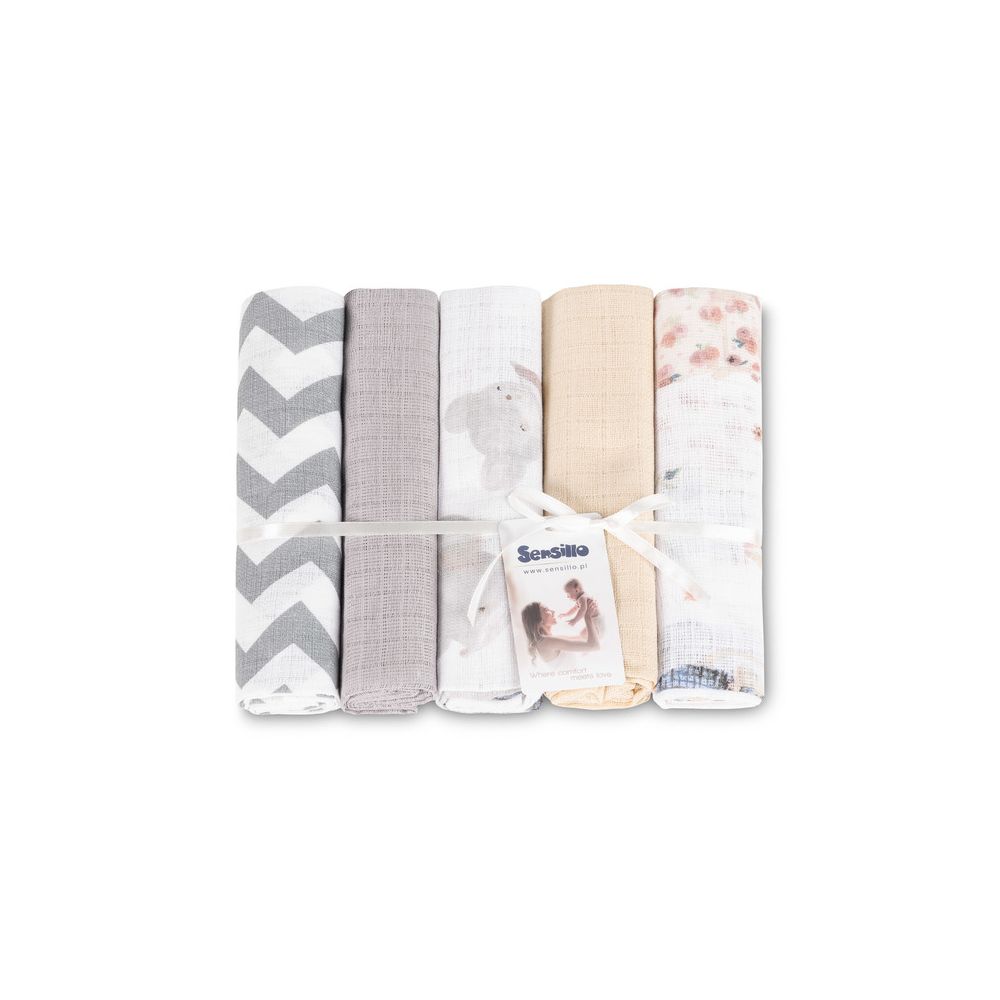 PIELUCHA TETRA&nbsp;70X80 5-PACK MOUSE GREY