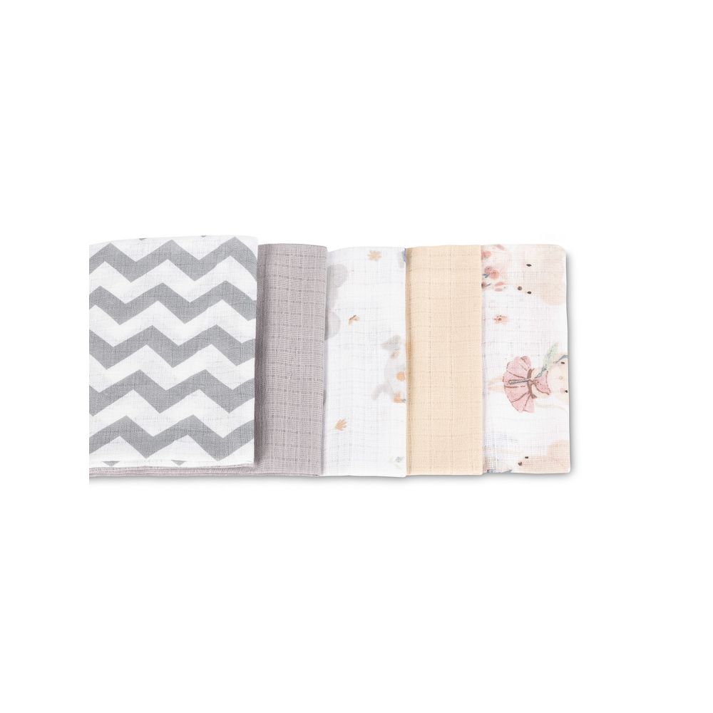 PIELUCHA TETRA&nbsp;70X80 5-PACK MOUSE GREY