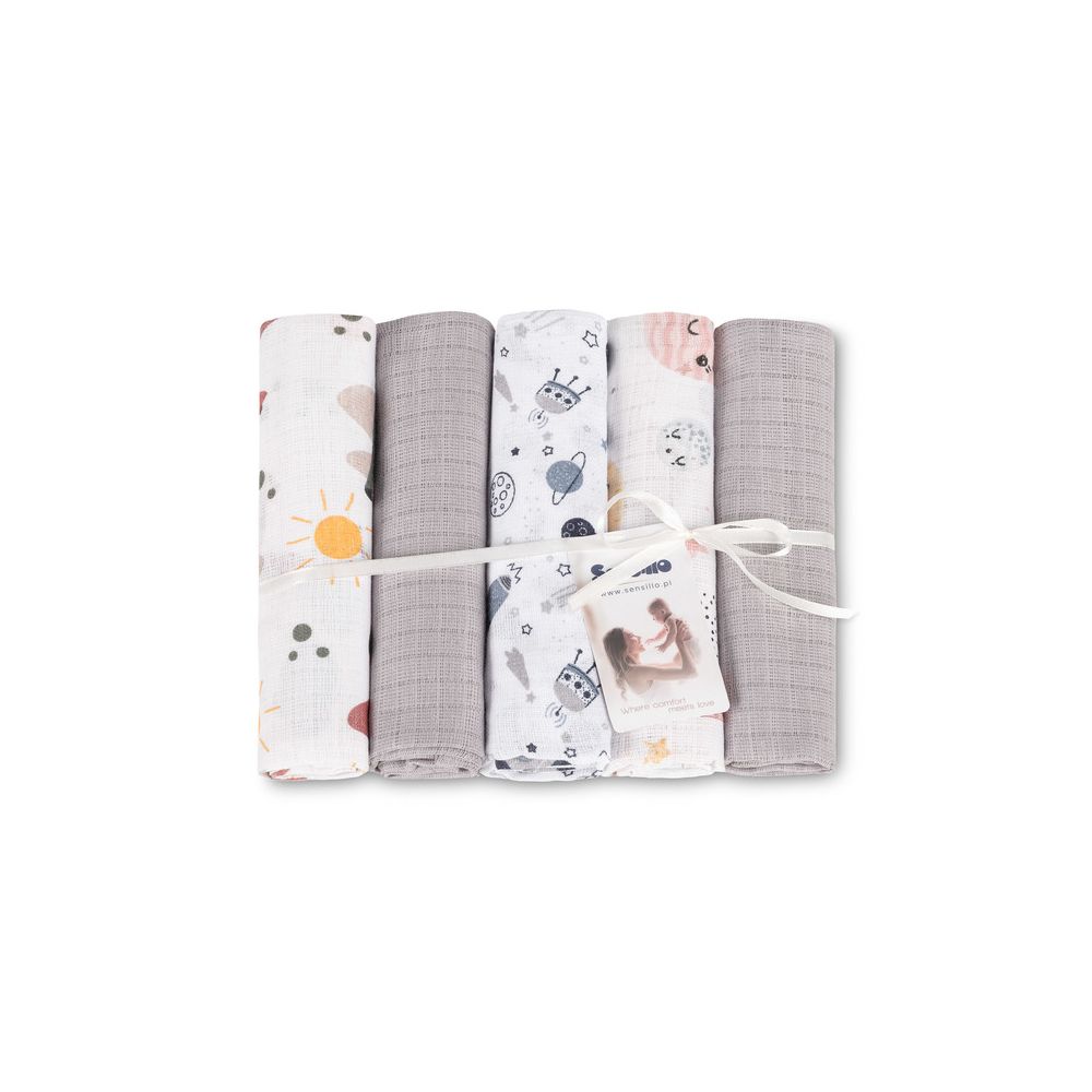 PIELUCHA TETRA&nbsp;70X80&nbsp;5-PACK COSMOS GREY