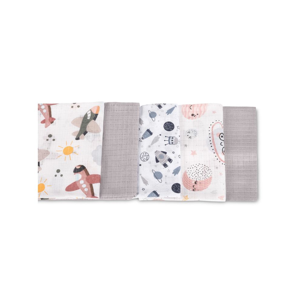 PIELUCHA TETRA&nbsp;70X80&nbsp;5-PACK COSMOS GREY