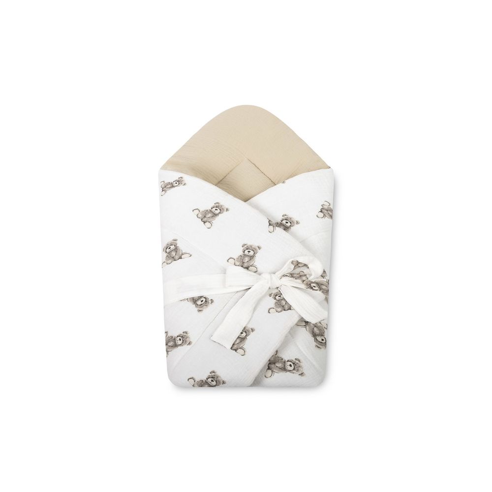 ROŻEK MUŚLIN 75X75 TEDDY BEIGE