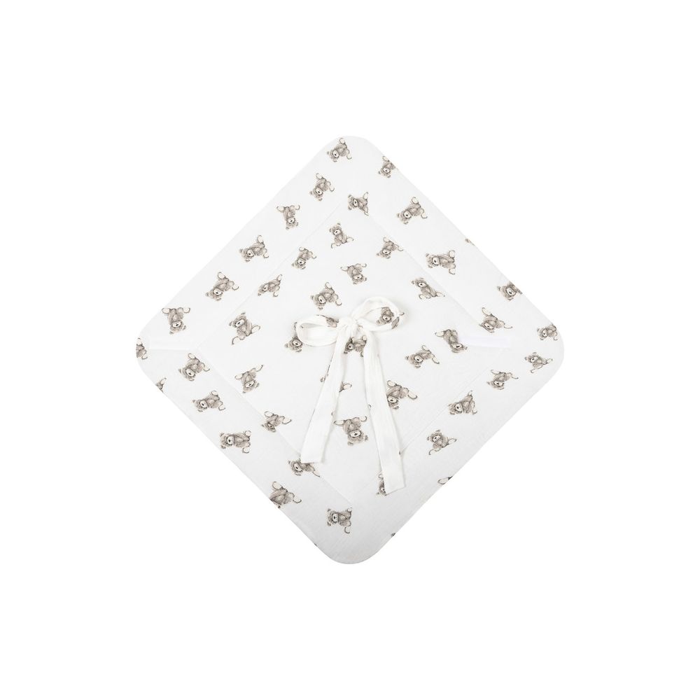 ROŻEK MUŚLIN 75X75 TEDDY BEIGE