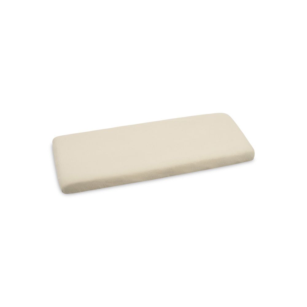 PRZEŚCIERADŁO MUŚLIN KRESZOWANY 120X60 BEIGE