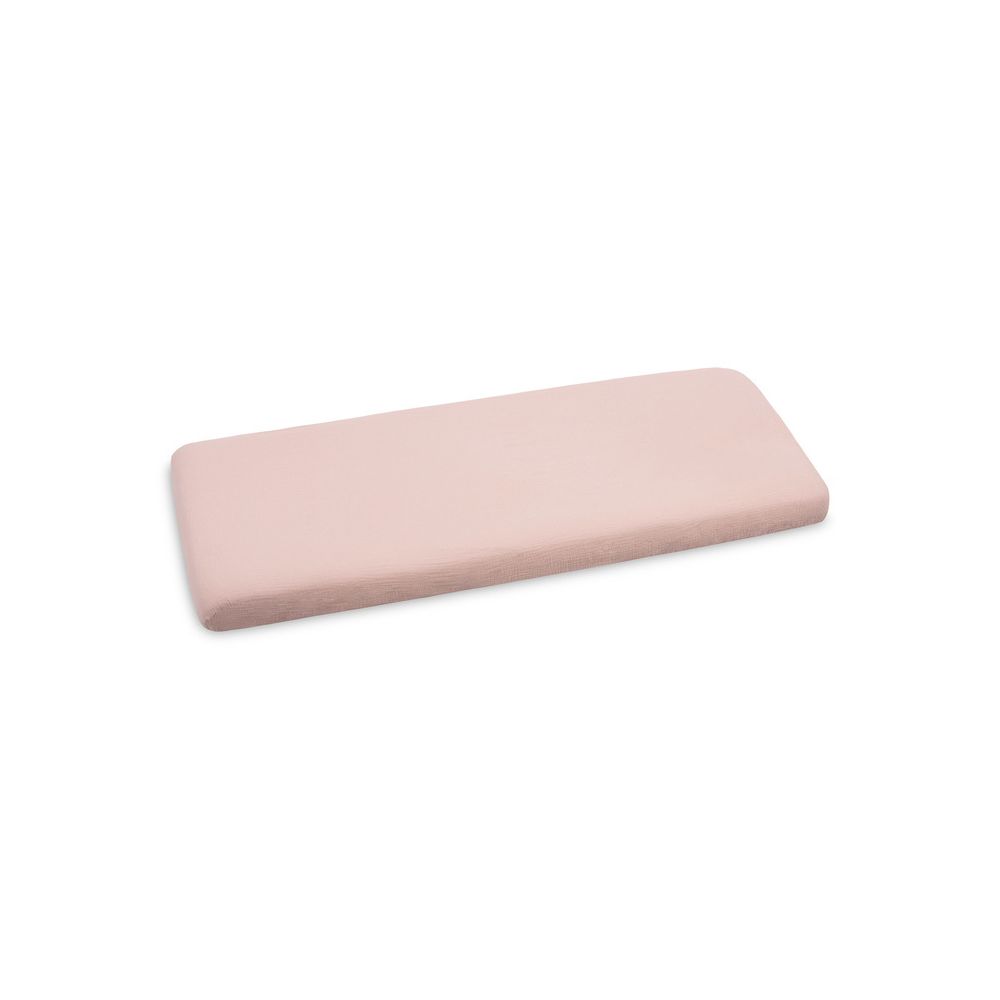 PRZEŚCIERADŁO MUŚLIN KRESZOWANY 120X60 PINK