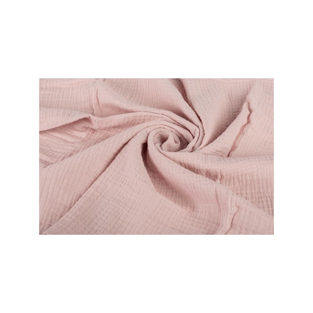 PIELUCHA MUŚLIN KRESZOWANY 60X75 2-PACK TEDDY PINK