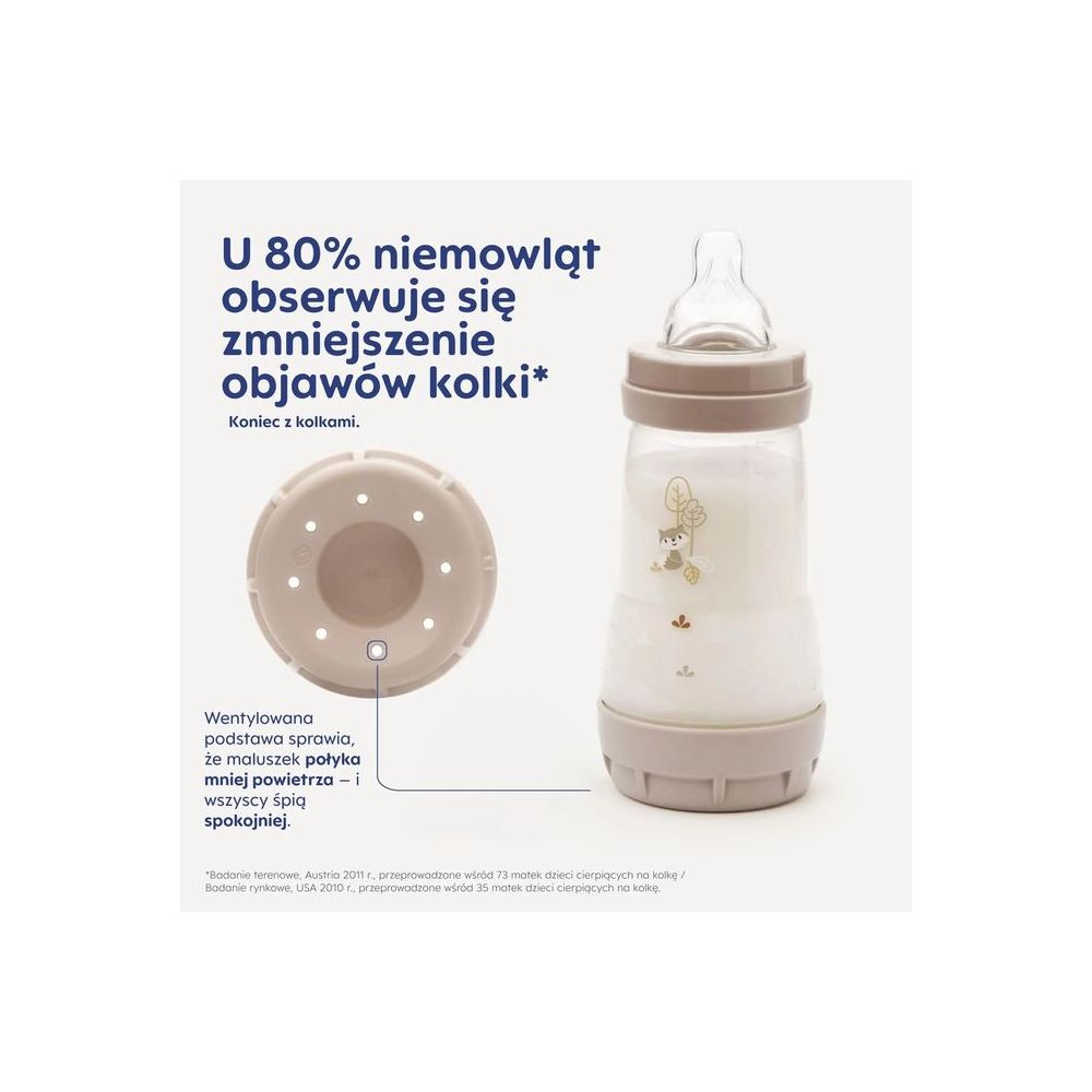 5984 BUTELKA ANTYKOLKOWA PERFECT START 320ML GROUNDING IN NATURE BEŻOWA
