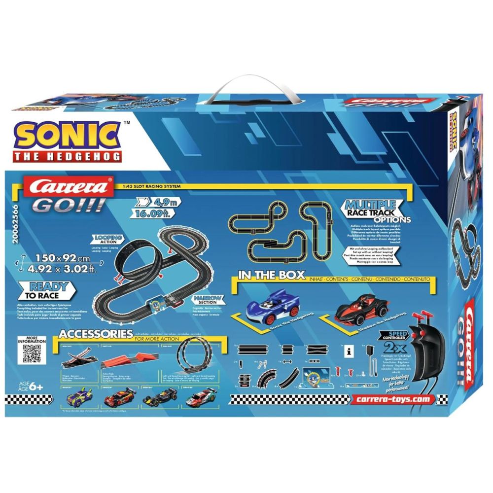 Carrera Go 20062566 Sonic the Hedgehog 4,9m
