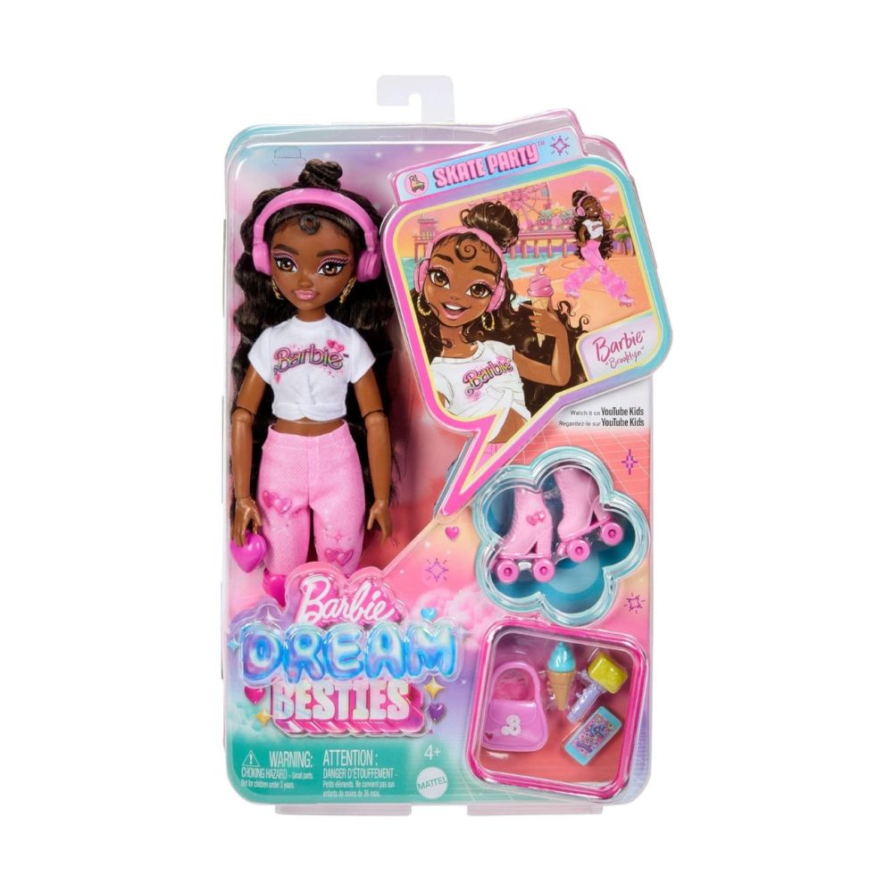 Mattel JFX97 Lalka Barbie Dream Besties Brooklyn