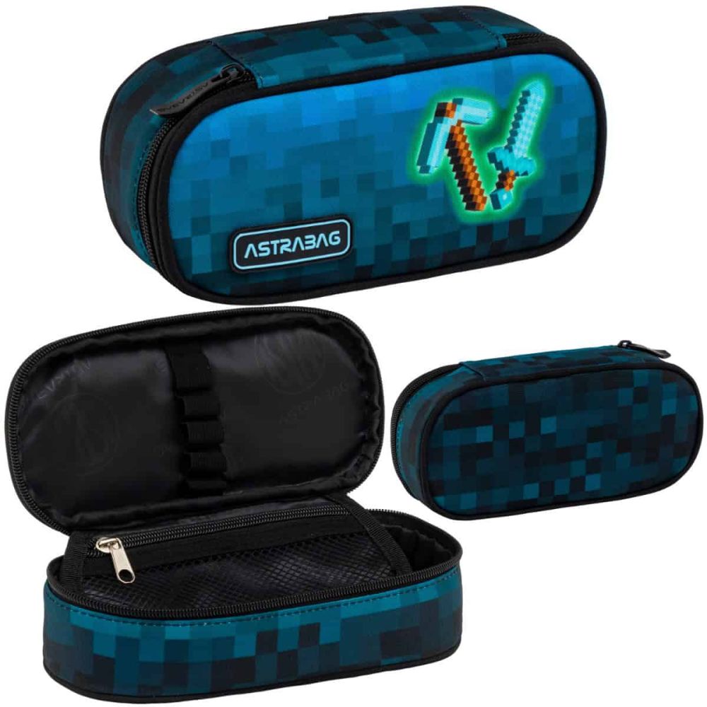 Piórnik ASTRABAG ASTRABAG BLUE PIXEL
