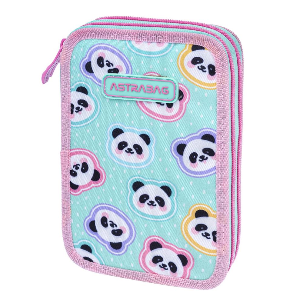 Piórnik podwójny ASTRABAG MINTY PANDAS