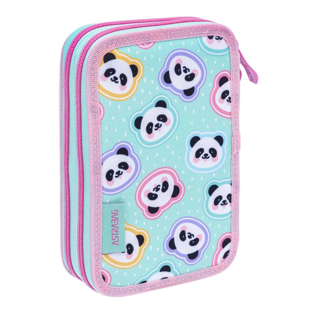 Piórnik podwójny ASTRABAG MINTY PANDAS