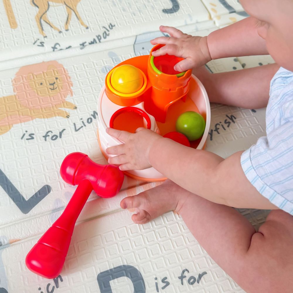 WOOPIE Punch Lock Balls Hammer Educational Toy 12m+ 