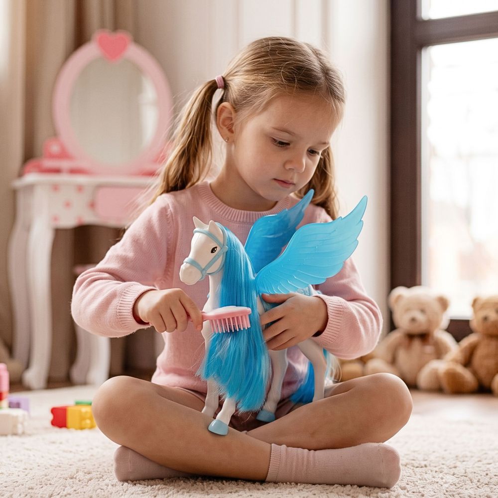 WOOPIE ROYAL Interactive Magical Pegasus Horse for Princess 