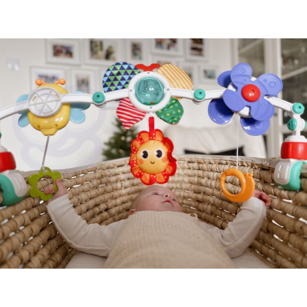 Žaislų lankas WOOPIE BABY Drugelis lovelei, vežimėliui ar automobilio kėdutei