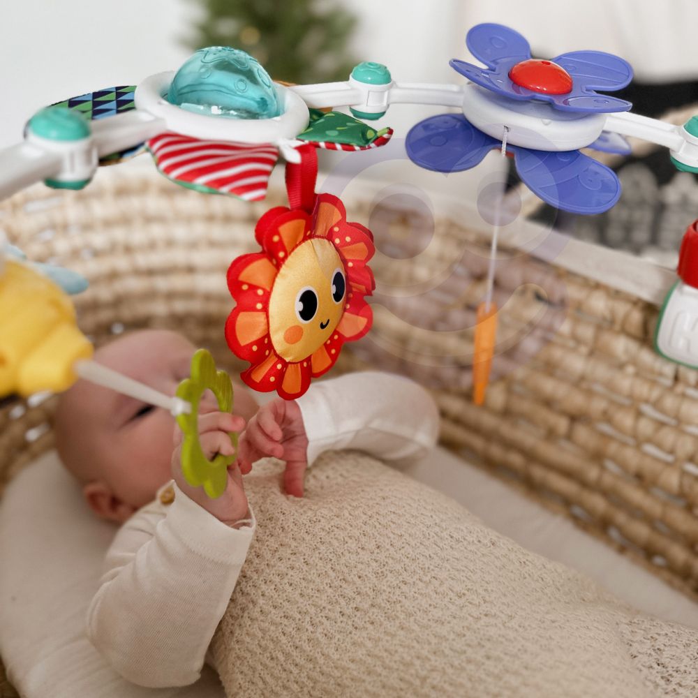 Žaislų lankas WOOPIE BABY Drugelis lovelei, vežimėliui ar automobilio kėdutei