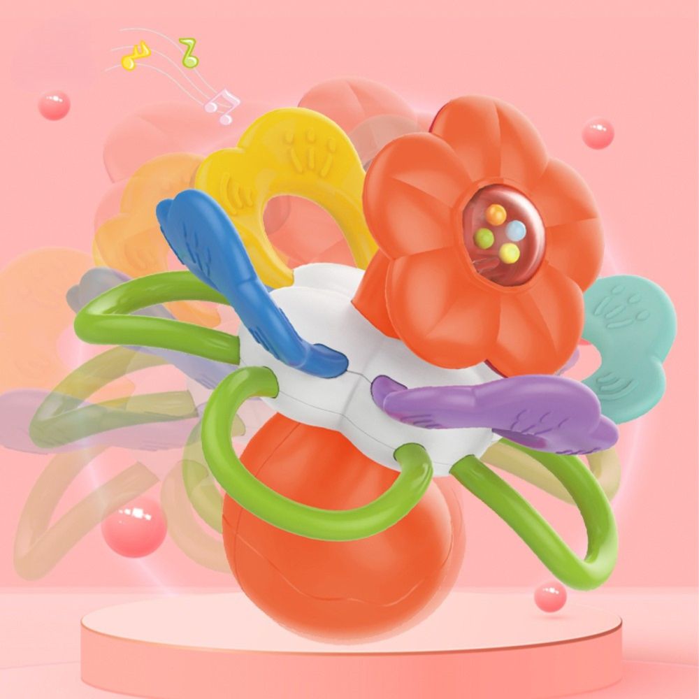 WOOPIE BABY Rattle Sensory Teether Flower 0m+ 