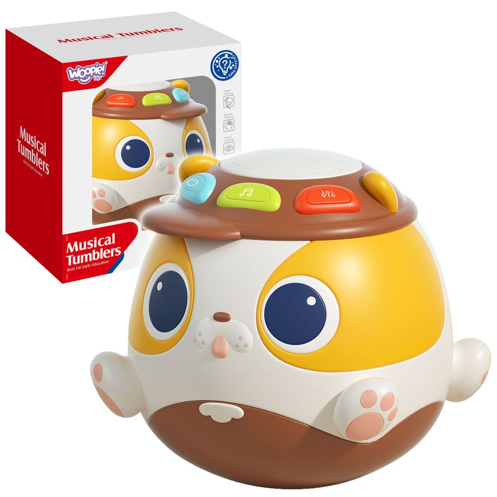 Interaktyvus kamuolys WOOPIE BABY šuniukas - muzikinis ugdomasis žaislas