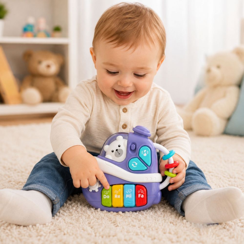 WOOPIE BABY Interactive Musical Piano Ship 