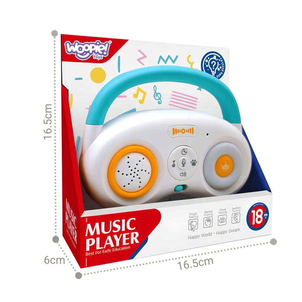 Interaktyvus žaislas WOOPIE BABY muzikos grotuvas