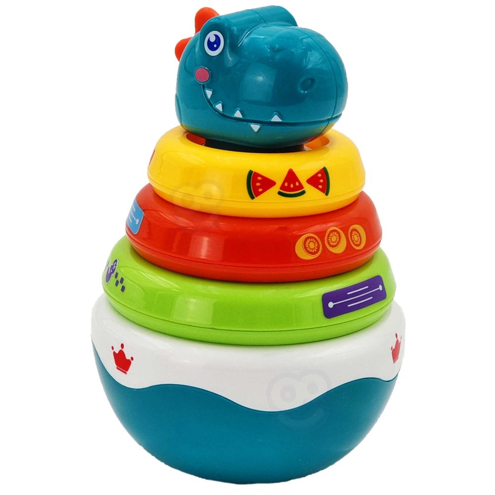 Edukacinė piramidė WOOPIE BABY Dinozauras