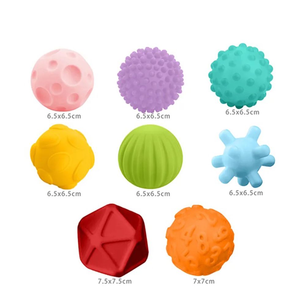 WOOPIE BABY Sensory Squeeze Blocks 8 pcs. 