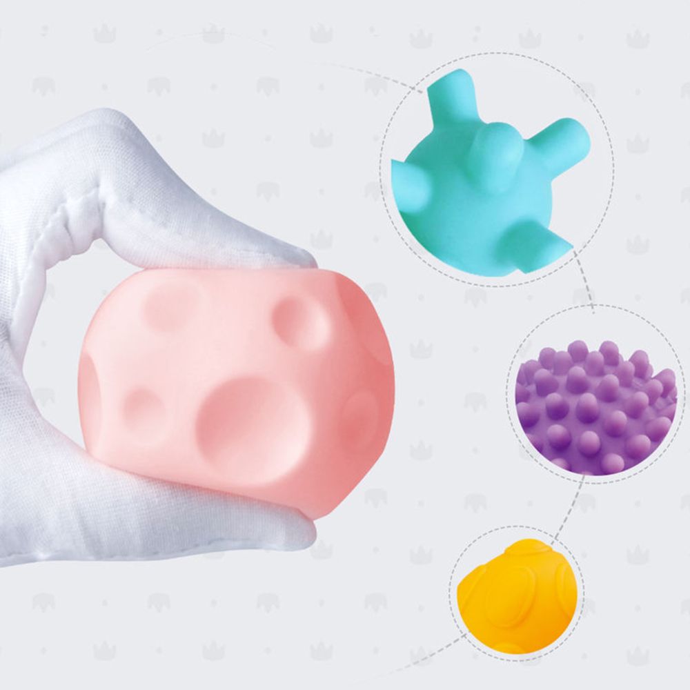 WOOPIE BABY Sensory Squeeze Blocks 8 pcs. 