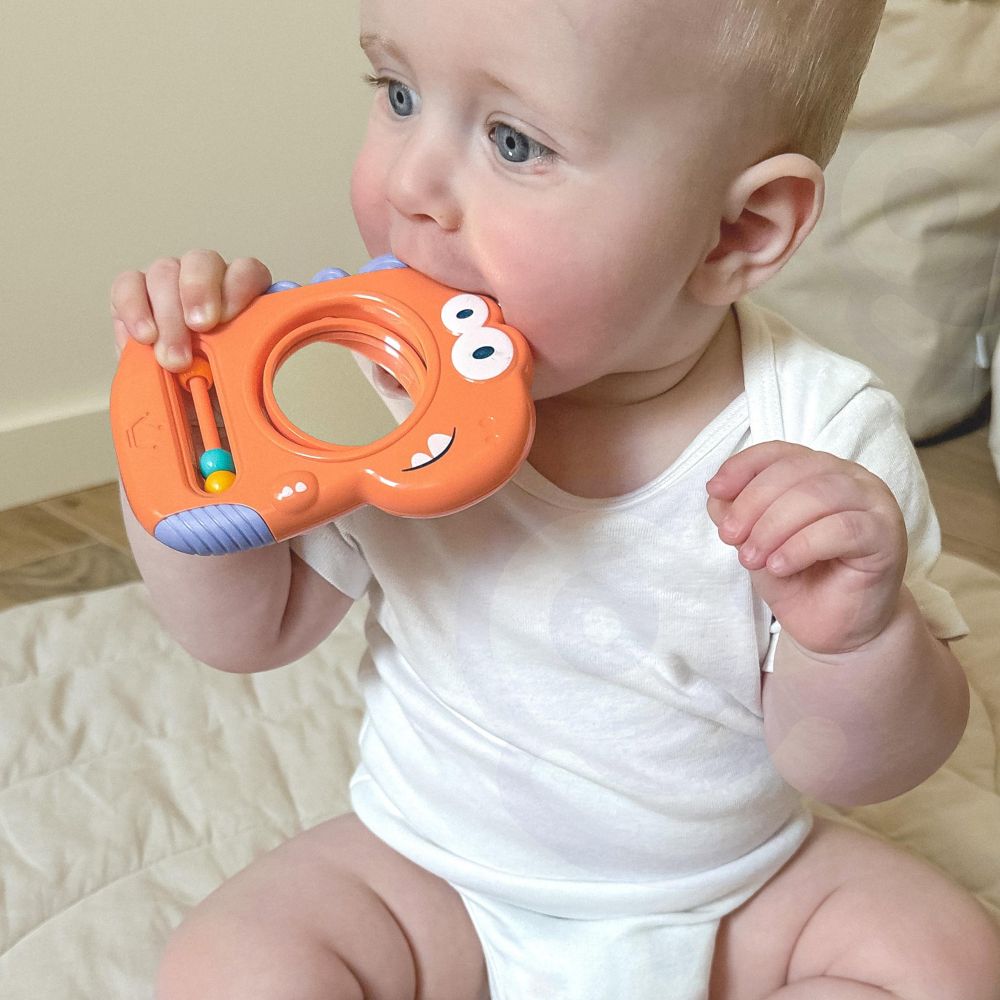 WOOPIE BABY Sensory Toy Teether Mirror Dino 