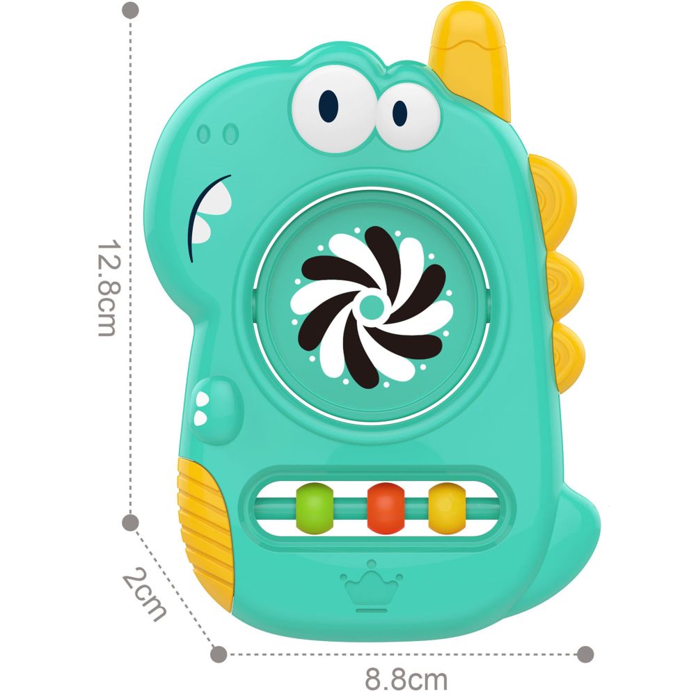 Jutiminis žaislas-kramtukas su veidrodėliu WOOPIE BABY Dino