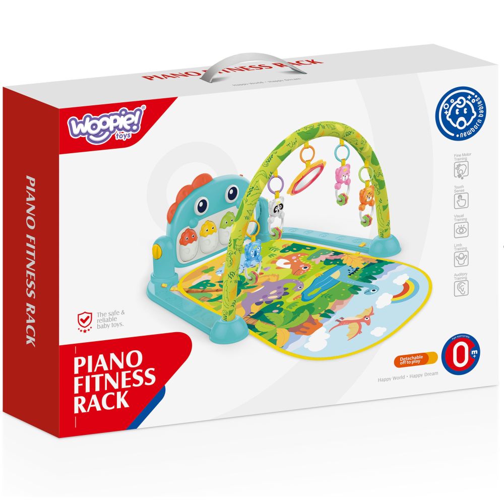 Lavinamasis žaidimų kilimėlis WOOPIE BABY Dino arka